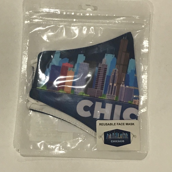 NWT Chicago Face Mask - Picture 1 of 2